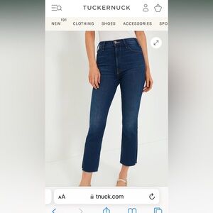 Mother Denim Jeans - Hustler Ankle Fray (color Home Movies)